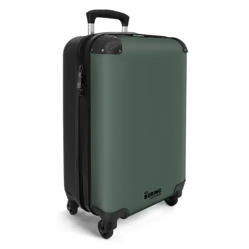 Diep grijsgroene tint NBS - Handbagage koffer - Kinderen Unisex middel -productfoto_3d