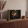 Lente - Bloemen - Klassiek - Vaas Light Box met batterij (Wandlamp) middel -sfeer2