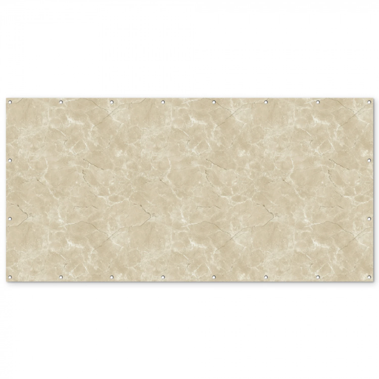 Lichtbeige - Marmer - Diffusie adering Balkonbeschermer Duitsland klein 596 -zz_3d