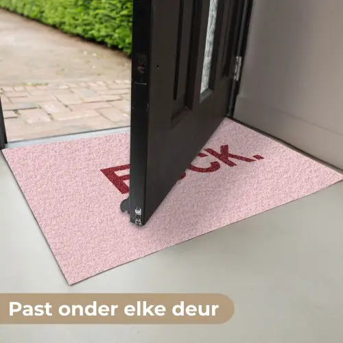 Statement - Krachtig - Roze Deurmat klein -USP_NL