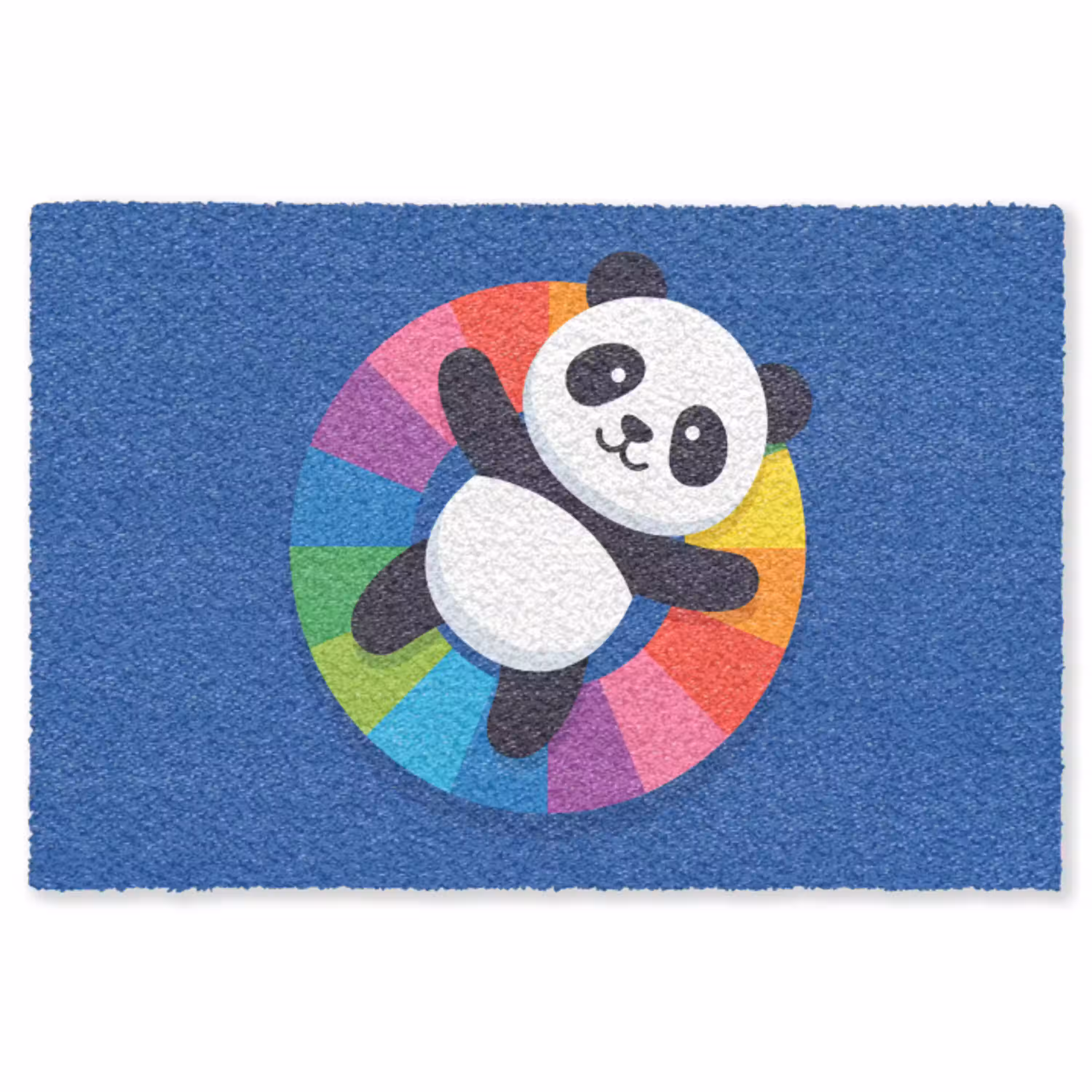 Dieren - Cartoon - Kleurrijk - Modern - Speels Vloerkleed Rechthoek klein -3d
