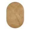 Structuur - Natuur - Kunst - Rotan Wandcirkel Ovaal Forex klein -3d