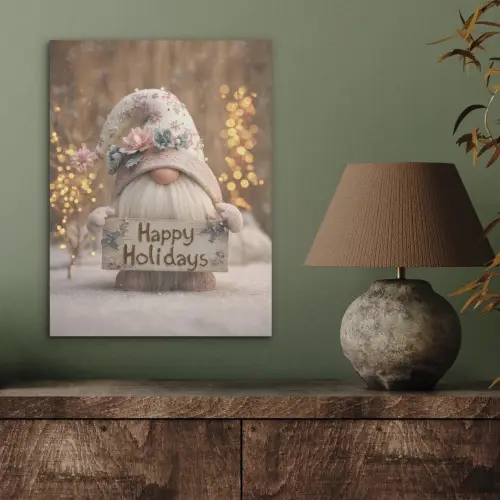 Kerst - Gnome - Bord - Kleurrijk PET vilt klein -sfeer2
