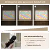 Madeliefjes - Kleurrijk - Pastel Light Box met batterij (Wandlamp kind) middel -USP_dimbaarNL