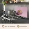 Noodles - Edelstenen - Stokjes - Roze keuken achterwand spatscherm klein -usp_NL