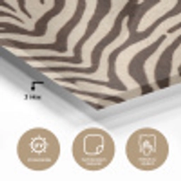 Zebra - Strepen - Bruin plexiglas 5mm klein -wsfeer2_DE