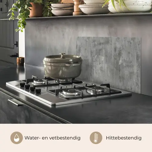 Roest - Beton - Patroon keuken achterwand spatscherm klein 900 -usp_NL