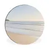 Zee - Zon - Zand Wandcirkel aluminium klein -3d