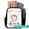 Eenhoorn - Dier - Kinderen - Unicorn Rugzak - Zwart middel -inhoud_NL