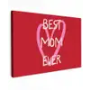 Moeder - Quote - Hartje - Rood canvas 2cm klein -z3d