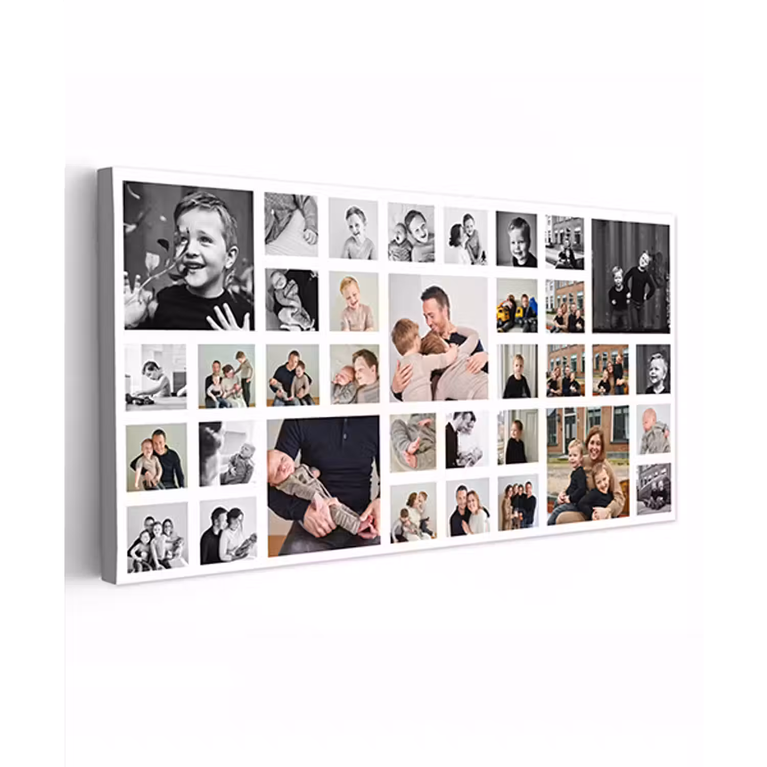 Canvas collage - Liggend - 35 foto's