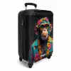 Chimpansee met Hawaii blouse NBS - Handbagage koffer - Unisex middel -productfoto_3d