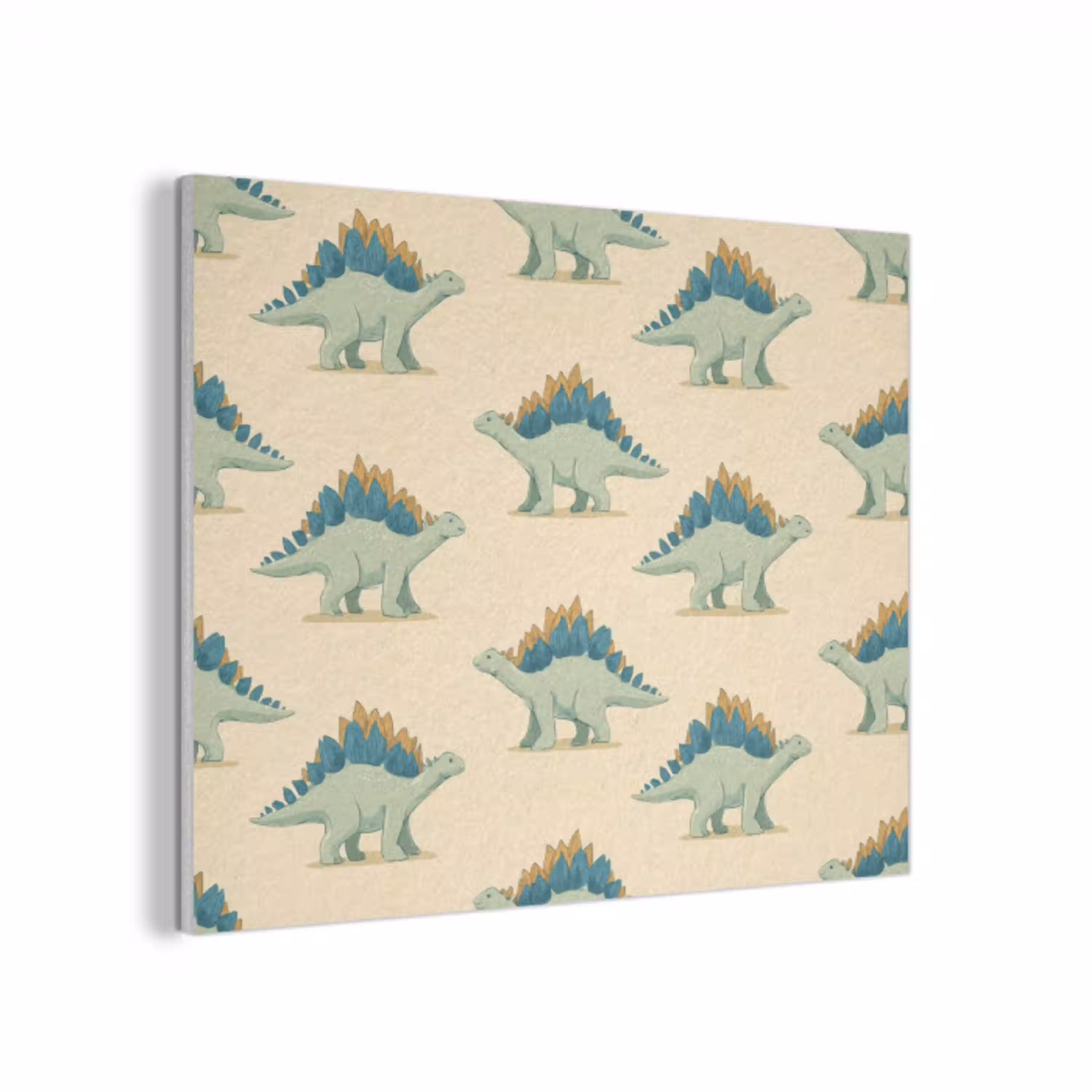 Dino - Patroon - Groen PET vilt klein 837 -3d
