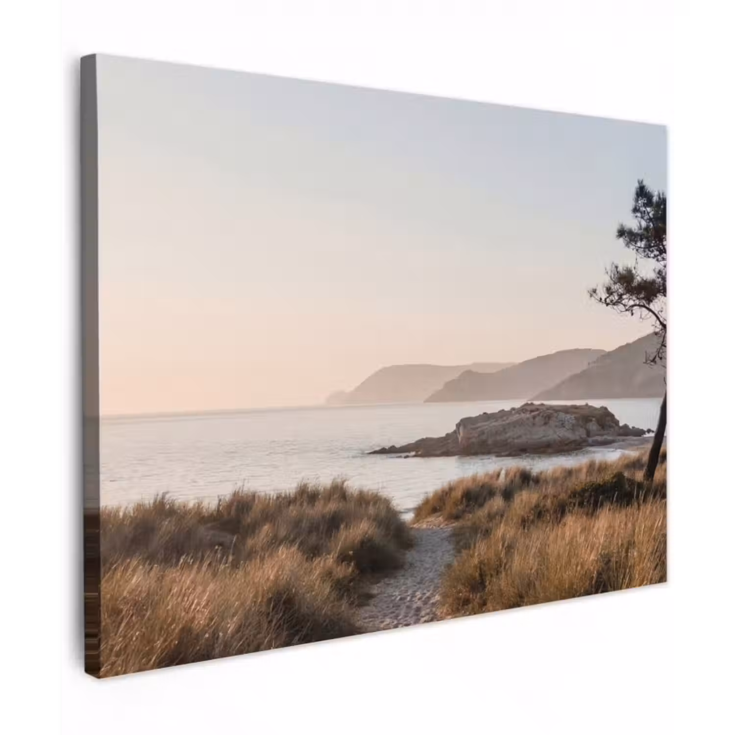 Leinwandbild - Landschaft - Küste - Dünen