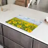 Horizon van Zonnebloemen Inductie beschermer vinyl 3mm klein -sfeer8