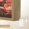 Pelikaan - Dier - Bloemen - Natuur - Botanisch - Roze Light Box met batterij (Wandlamp) middel -USP_websiteoplaadbaarNL
