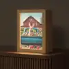 Konijn - Boerderij - Eieren Light Box met kabel (Tafellamp) klein -z3d_website