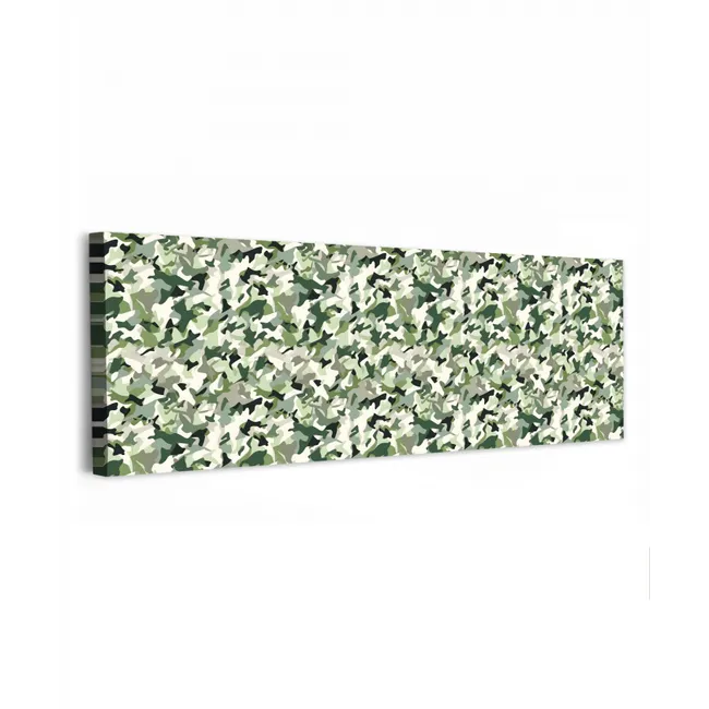 Abstract - Camouflage - Groen canvas 2cm klein 828 -z3d