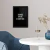 Quotes - Letters - Koffie - Zwart fotolijst zwart zonder passe partout klein -sfeer4