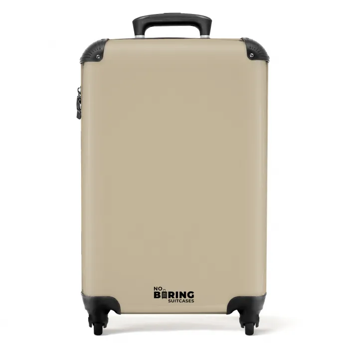 Lichte zandstenen tint NBS - Handbagage koffer - Kinderen Unisex middel -productfoto_recht