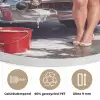 Auto - Vrouw - Groen Akoestische PET Vilt - Rond klein -closeup_NL