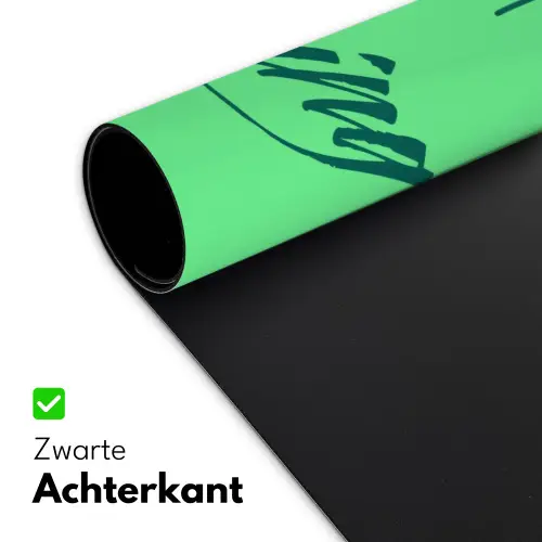 c'est la fucking vie - Groen - Penseelstijl Muismat XXL klein -sfeer2