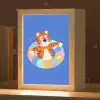 Tijger - Zwemband - Water Light Box met kabel klein -zzz_3d_website