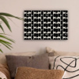 Modern - Patroon - Zwart canvas 2cm klein 34 -sfeer1