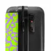 Limoenvlekken op lavendel achtergrond NBS - Handbagage koffer - Kinderen Unisex middel -slot