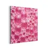 Roze - Schuim - Bubbels aluminium wit klein -3d