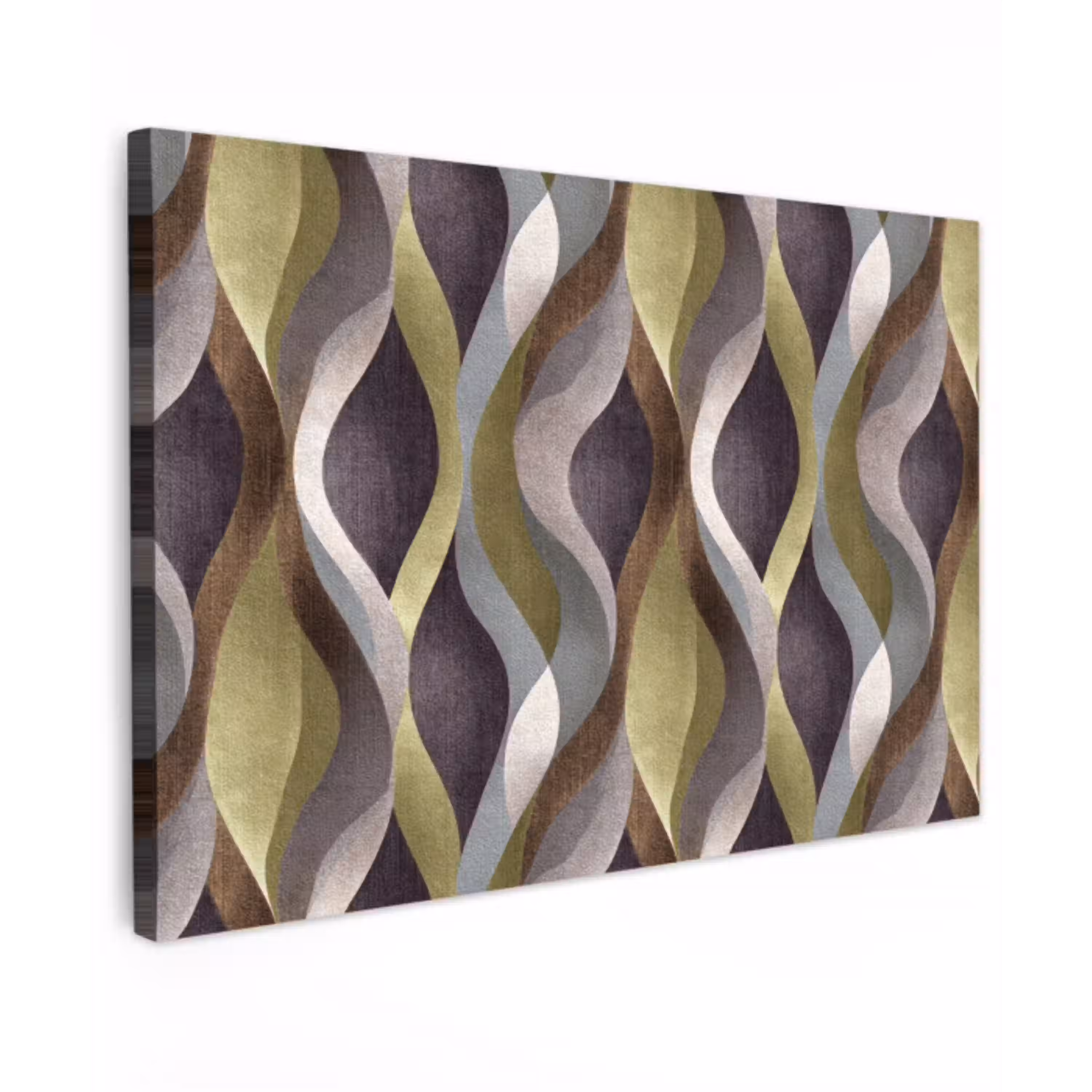 Retro - Banen - Kleurrijk Tuinposter op houten frame 2 cm dik klein 845 -3d