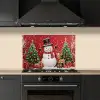 Feestvreugde - Winterbos - Kleurrijk keuken achterwand spatscherm klein -sfeer1