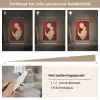 Abstract - Moeder - Kind - Rood Light Box met kabel (Tafellamp) klein -USP_dimbaarNL