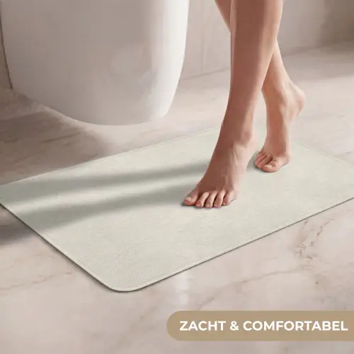 Zandkleurig - Modern - Egaal WCmat klein 1009 -USP_ZachtNL