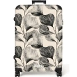Botanisch - Bladeren - Zwart NBS - Large koffer - Volwassenen Unisex groot -zzzzzzzzkaufland2