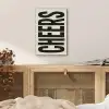 Cheers - Japandi - Zwart - Letters aluminium wit klein -sfeer3