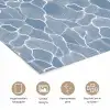 Abstract - Blauw - Bladeren poster papier klein -closeup_NL