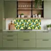 Groen - Bloemen - Citroenpartjes keuken achterwand 2 middel 871 -sfeer3