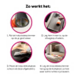 Vlinders - Klaprozen - Illustratie - Kleurrijk Inductie beschermer vinyl 3mm klein -wsfeer9_website