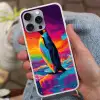 Ijsschots - Pinguïn - Abstract - Lucht Hoesje iPhone 16 Pro Max met koord klein -sfeer3