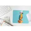 Papegaai - Koksmuts - Grappig - Vogel muismat rubber klein -witbureau