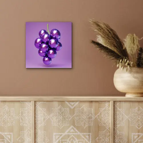 Druif - Disco - Glitter - Paars aluminium wit klein -sfeer4