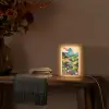Zonlicht - Heuvels - Wolkenlucht Light Box met kabel (Tafellamp) klein -sfeer4