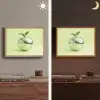 Groen - Disco - Decoratie - Appel Light Box met batterij (Wandlamp) middel -sfeer3