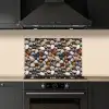 Rust - Zachte - Kleuren - Stenen keuken achterwand spatscherm klein 900 -sfeer1
