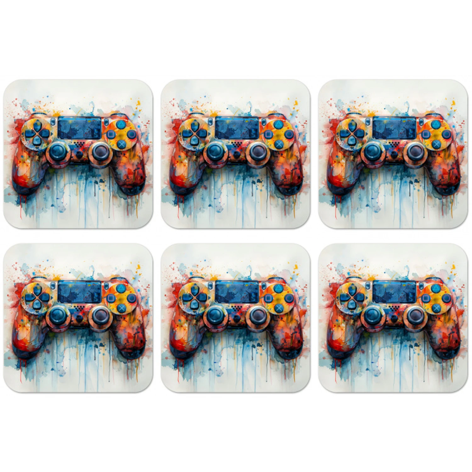 Kinder- en tiener kamer - Gaming - Game controller onderzetter kurk middel -zkaufland3dotto