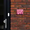Roze tulpen - Klassiek Naambord Rechthoek middel -sfeer1-rechthoek-S