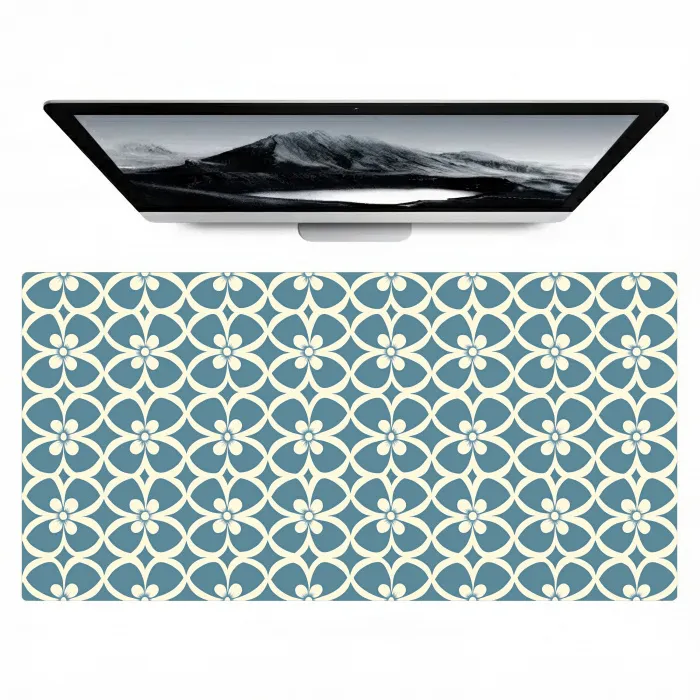 Patroon - Symmetrisch - Blauw Muismat XXL klein 681 -zzz3d