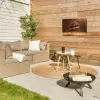 Taart - Chocolade - Eten - Brownie Tuinposter op houten frame 2 cm dik klein -sfeer2