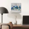 Bloemen - Blauw - Abstract plexiglas 5mm klein -sfeer6
